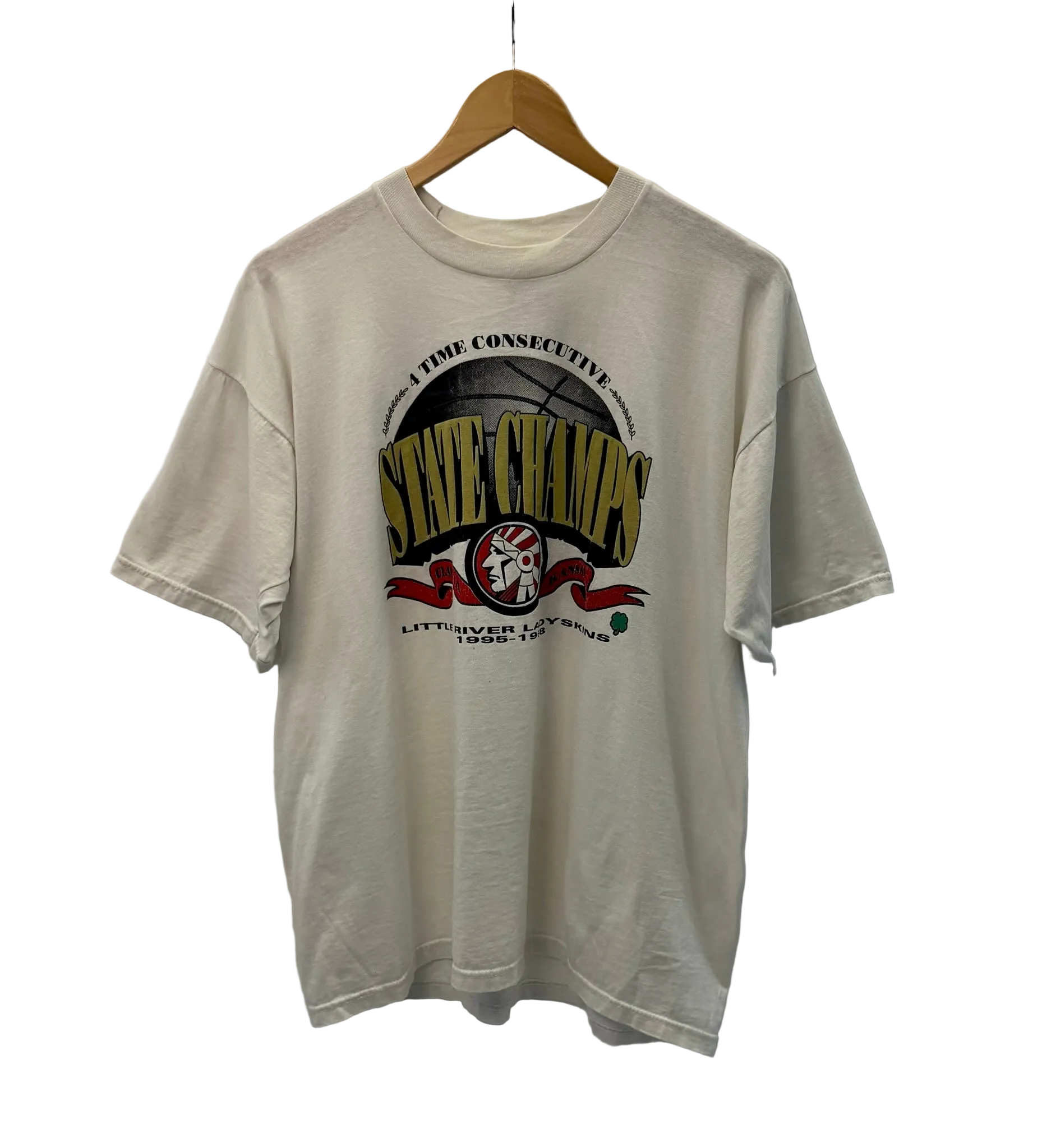 11-756-CH White State Champs Class 1A Kansas Graphic T-shirt