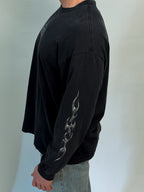 1A-166-CH Black OC Chopper Longsleeve