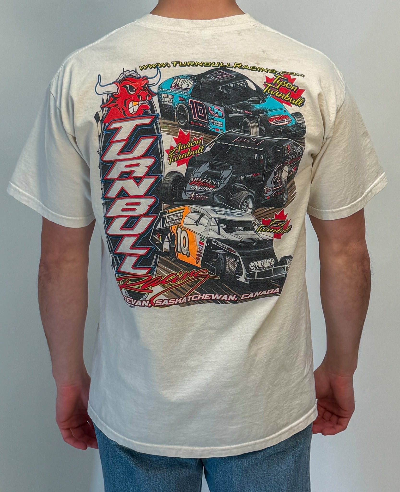 1A-161-CH White Turnbull Racing Tee