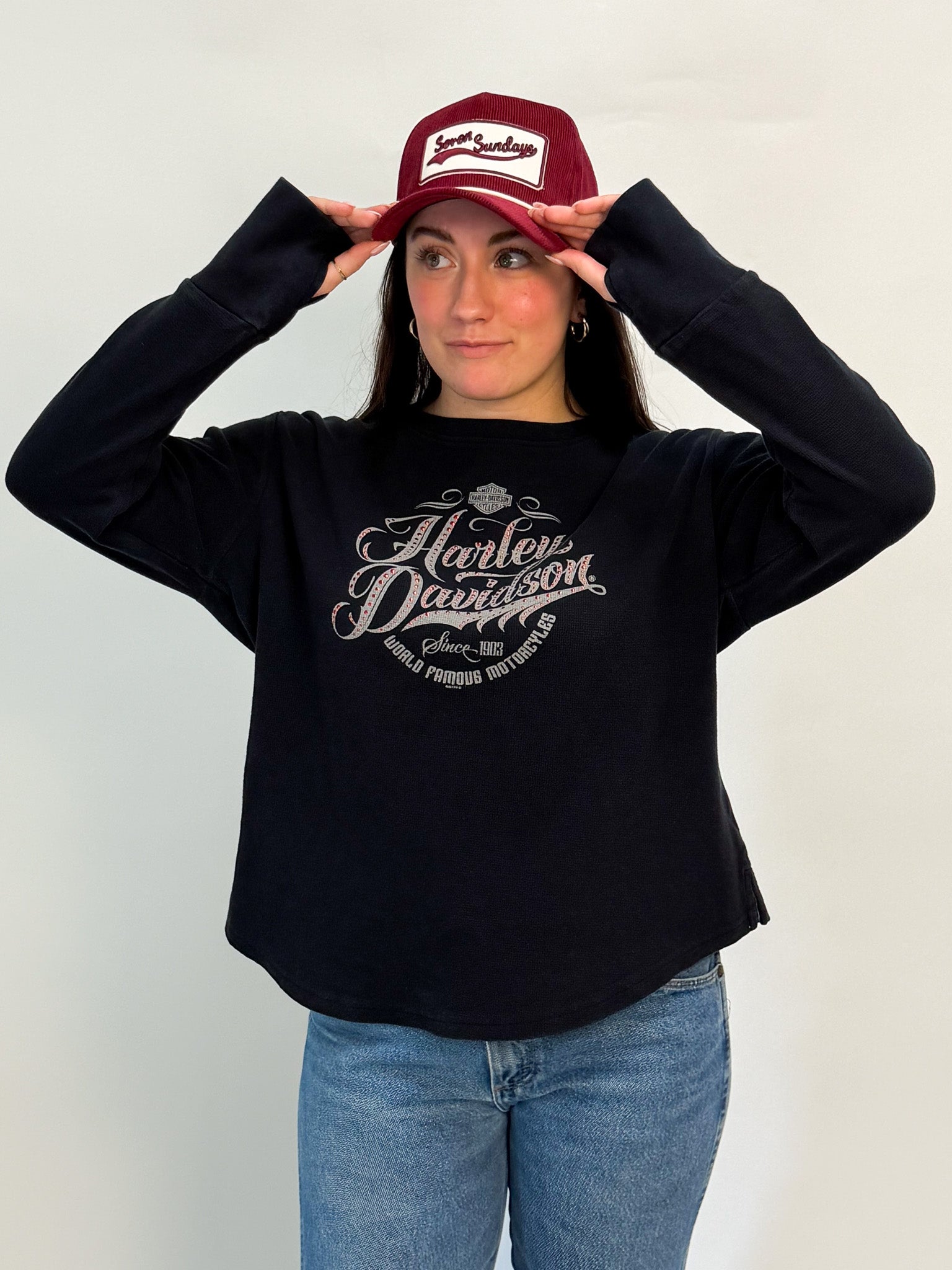 1A-53-CH Scott City Black Harley Longsleeve