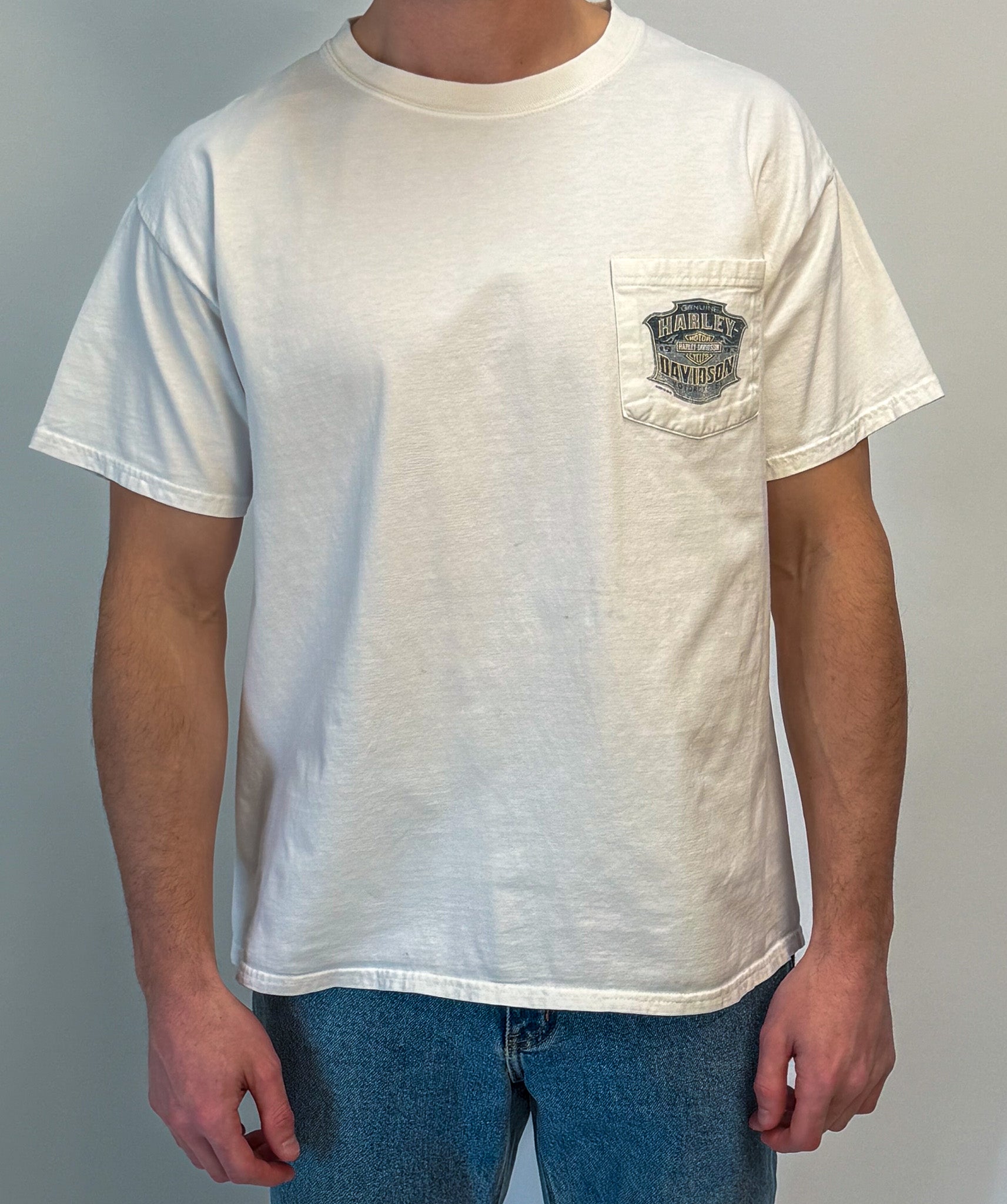 1A-13-CH White Grand Rapids Harley Tee