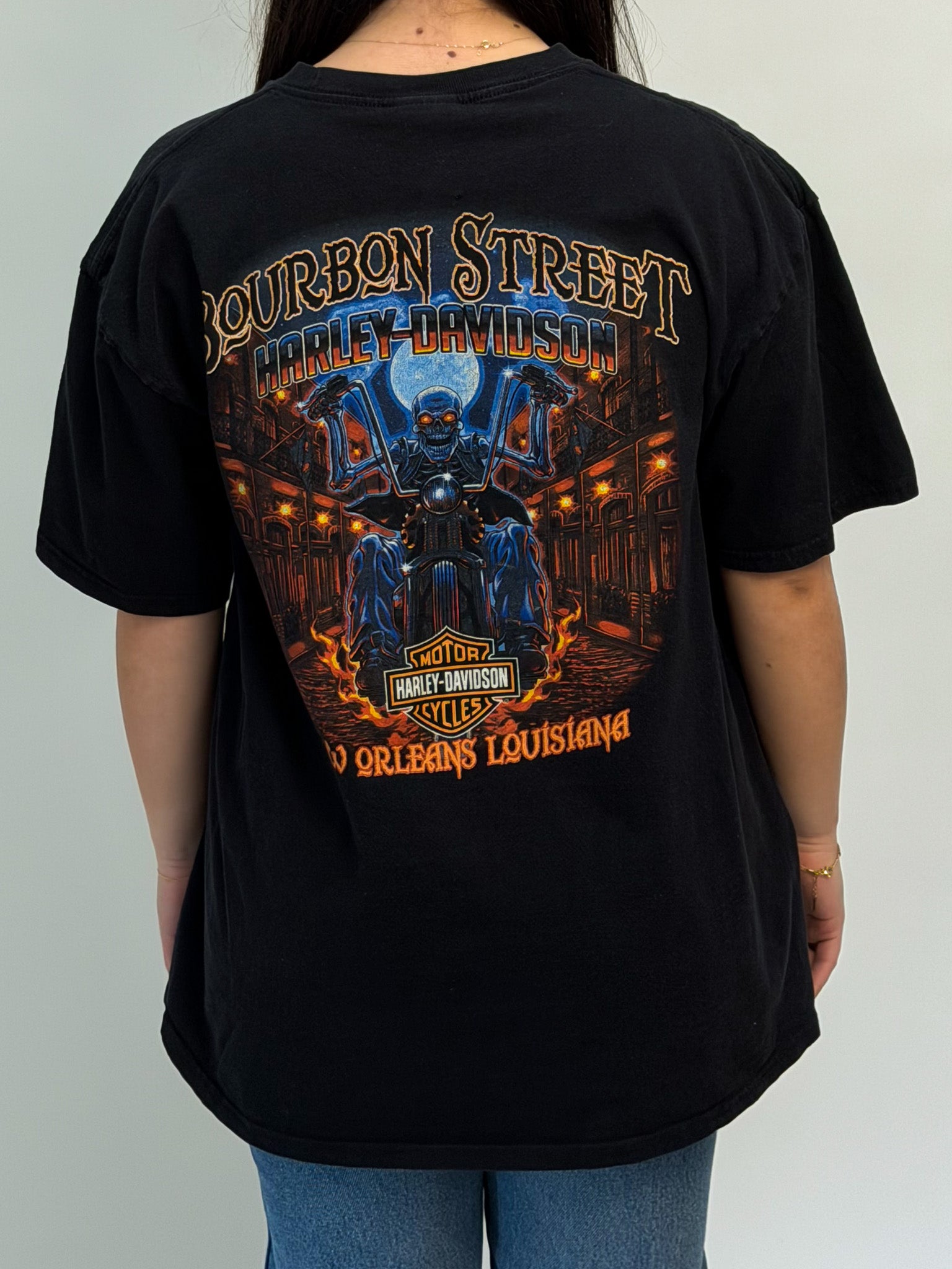 1A-45-CH Bourbon Street Harley Tee