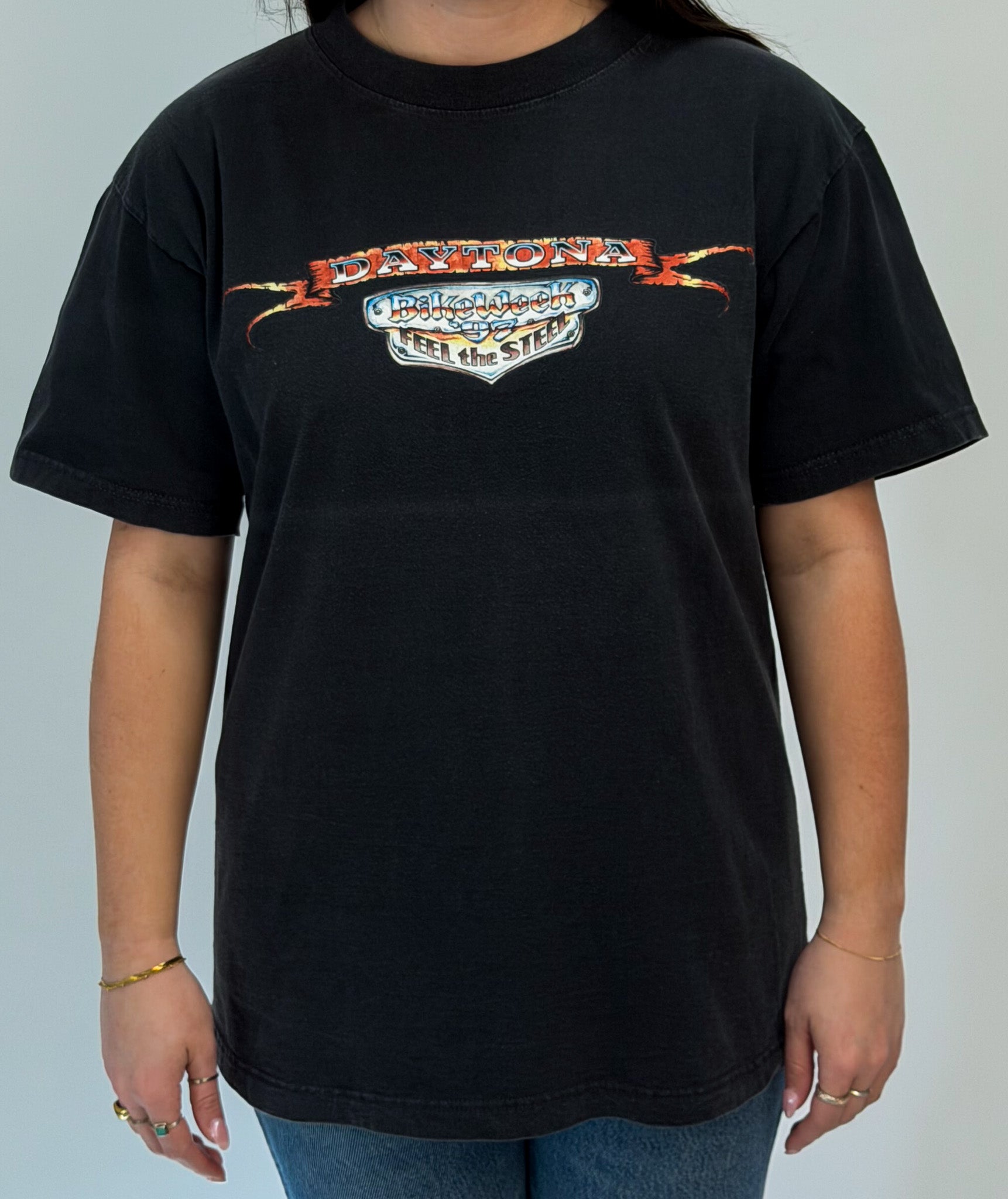 1A-41-CH Daytona Bike Week Grey Tee