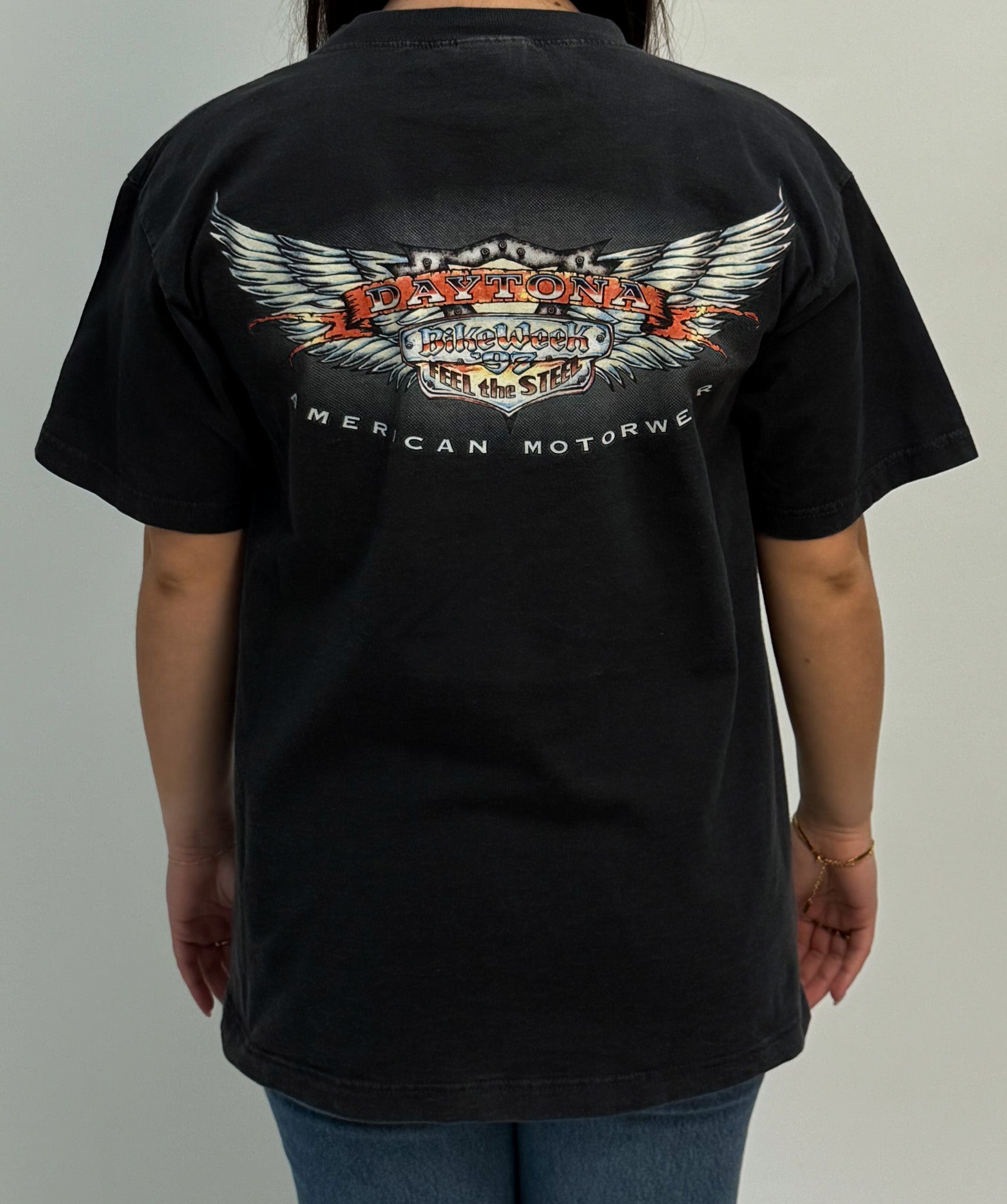 1A-41-CH Daytona Bike Week Grey Tee