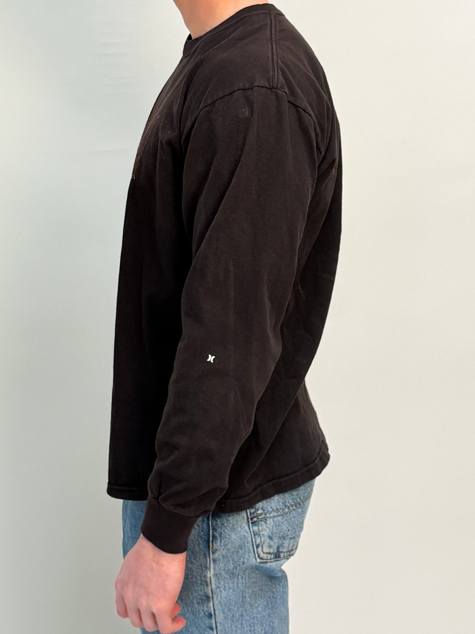 1A-168-CH Black Gothic Hurley Longsleeve