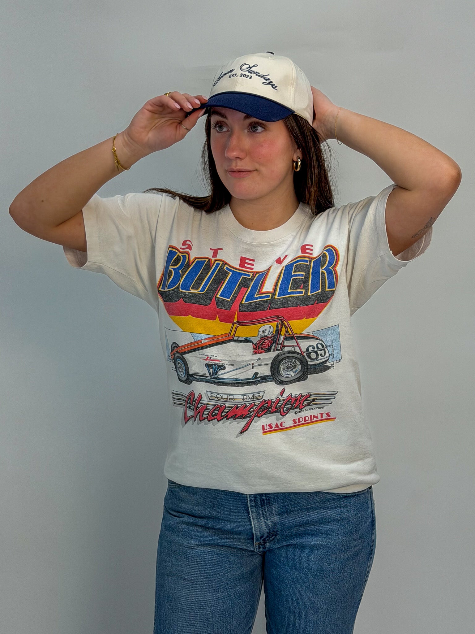 1A-15-CH Steve Butler White Tee