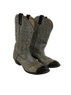 1A-202-CH Grey Cowboy Boots