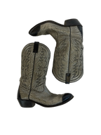 1A-202-CH Grey Cowboy Boots