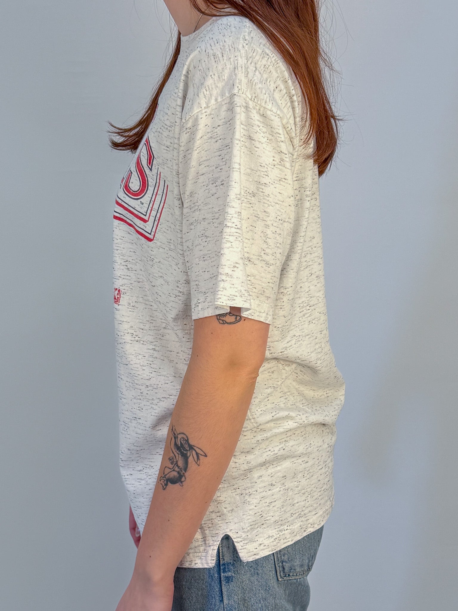 1A-16-CH Chicago Bulls Grey Tee