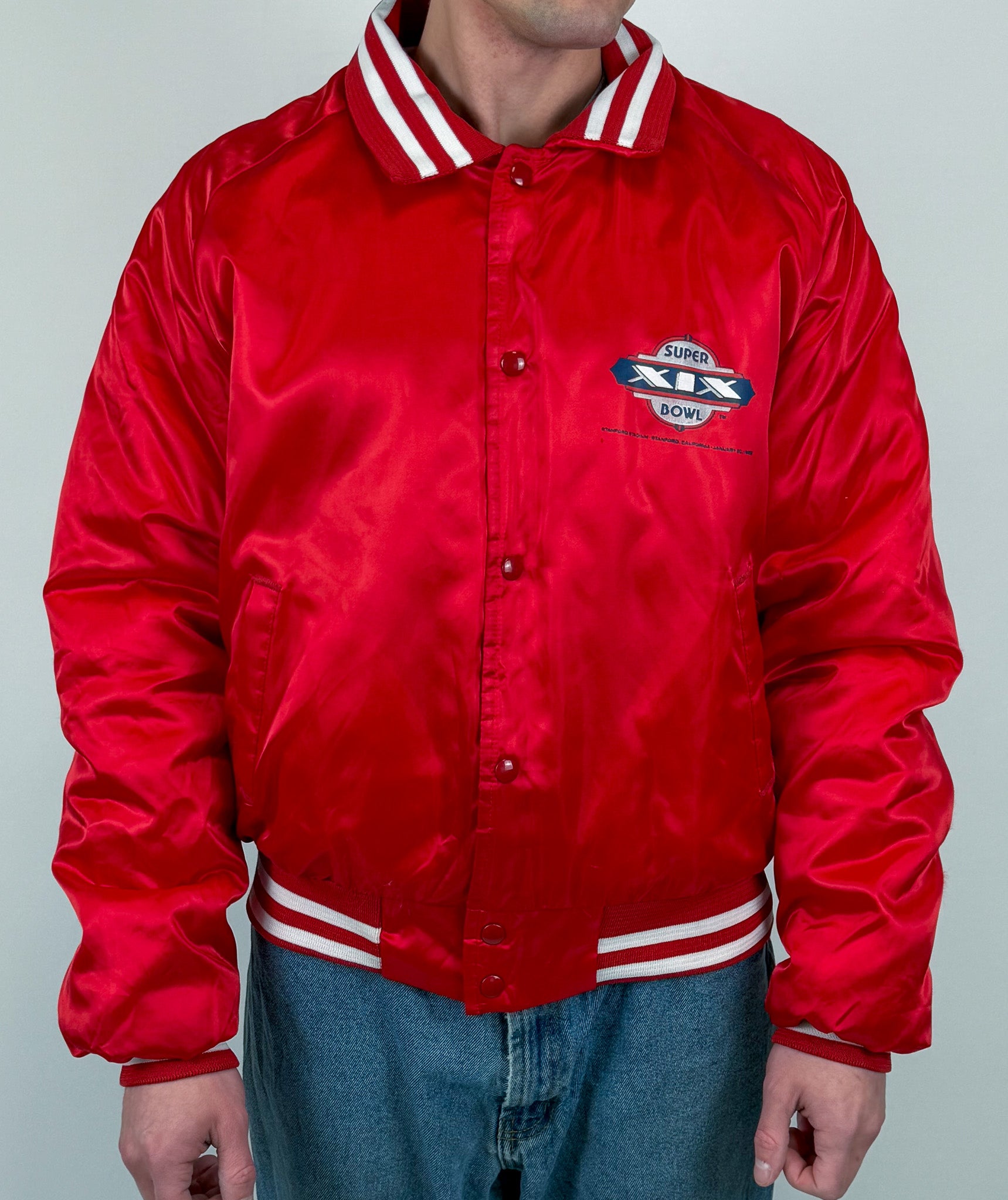1A-209-CH Red 49'ers Sports Jacket
