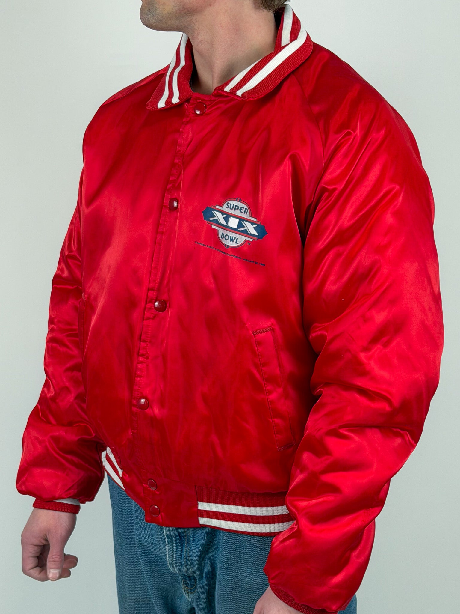 1A-209-CH Red 49'ers Sports Jacket