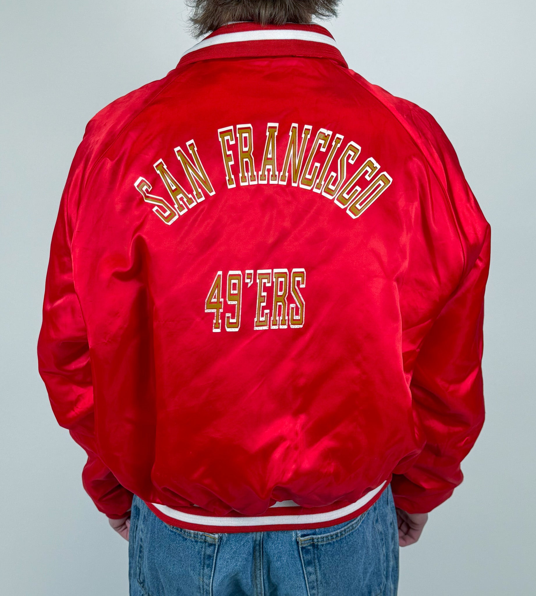1A-209-CH Red 49'ers Sports Jacket