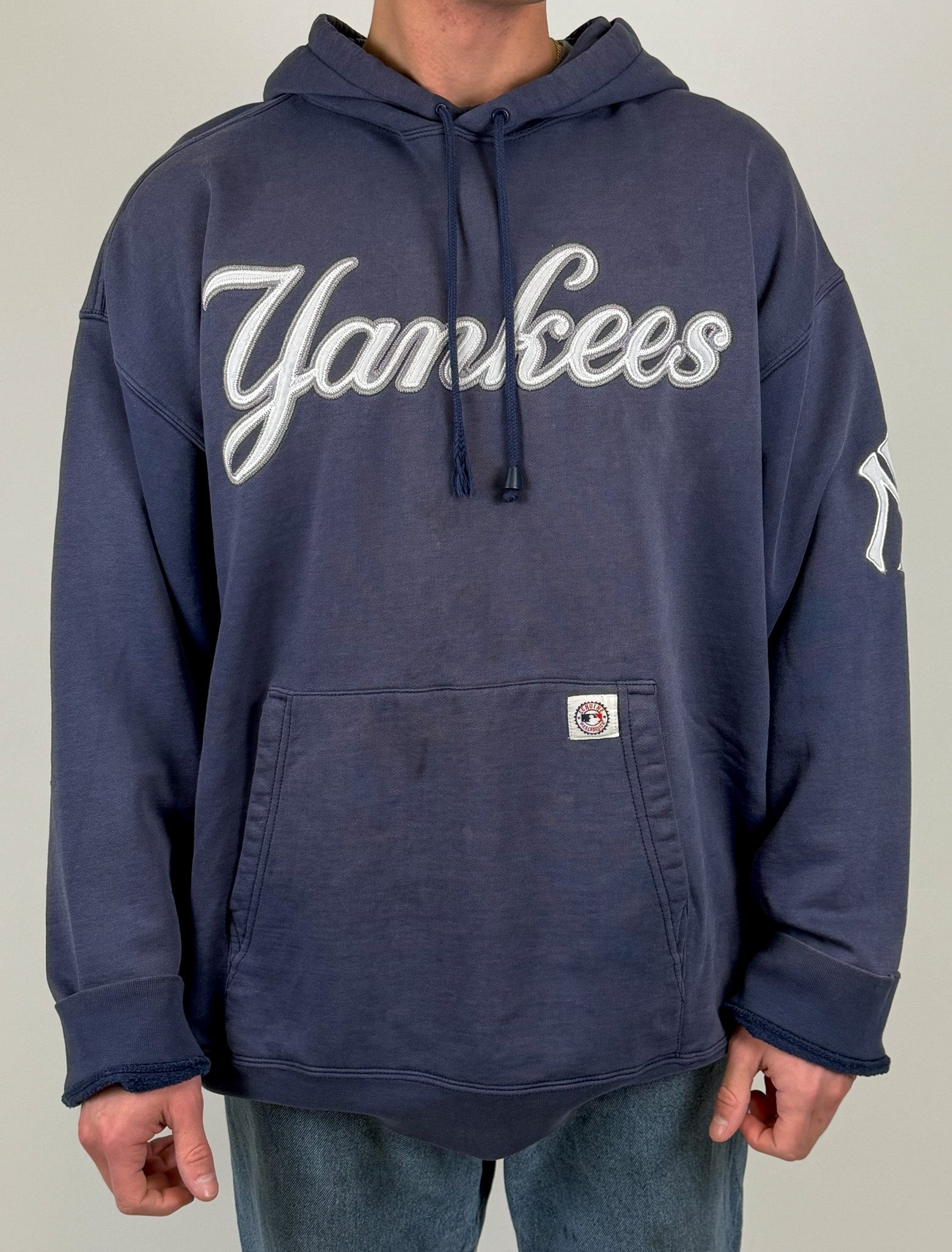 1A-98-CH Navy Yankees Hoodie