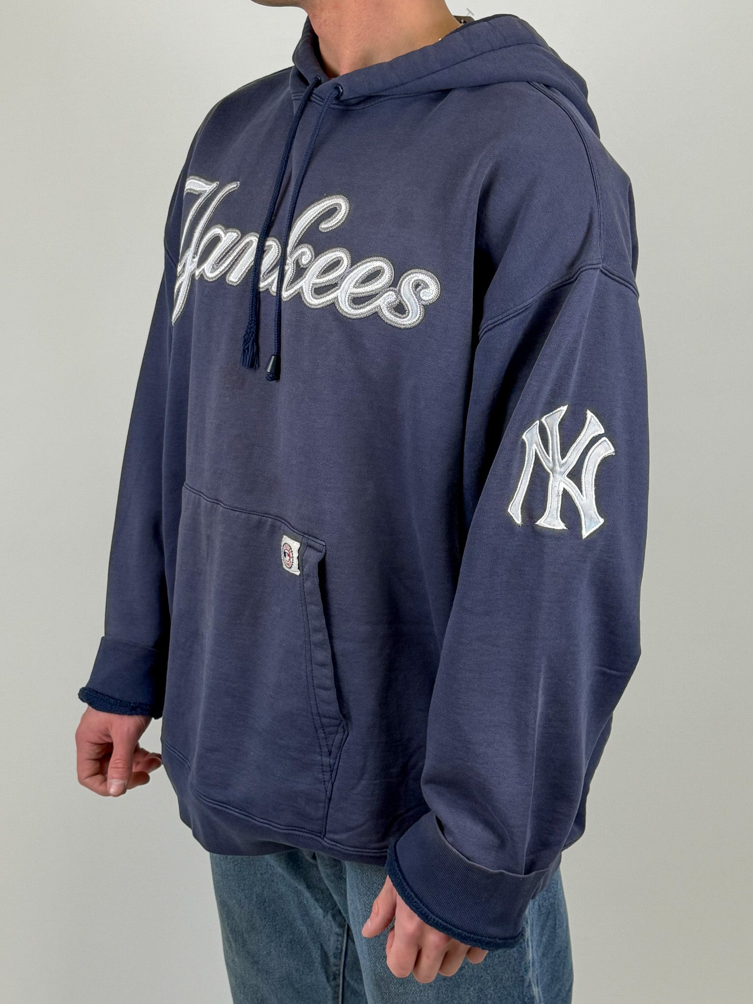 1A-98-CH Navy Yankees Hoodie