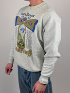 1A-198-CH Blue Jays Back 2 Back Champions Grey Crew