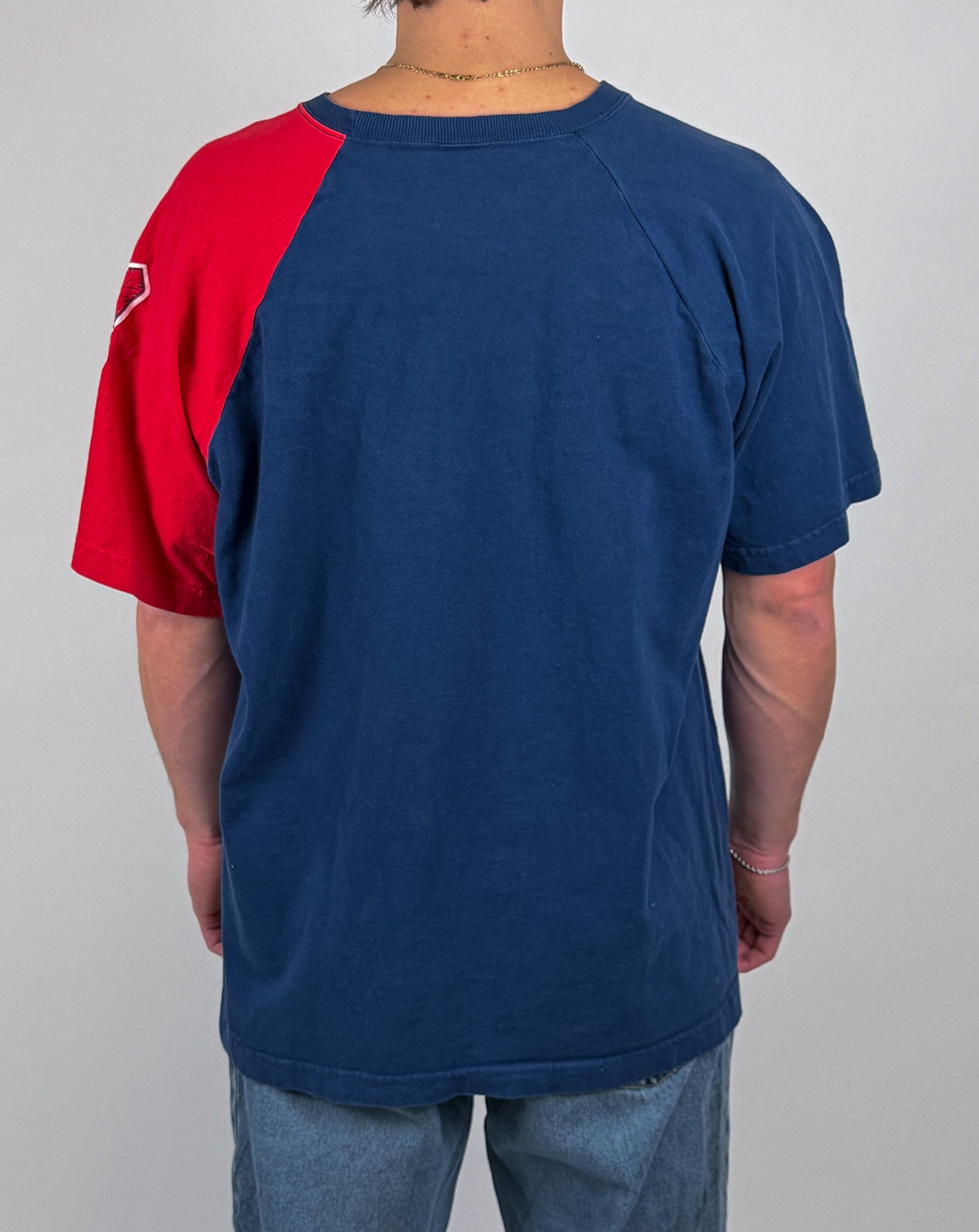 1A-26-CH Navy Cleveland Baseball tee