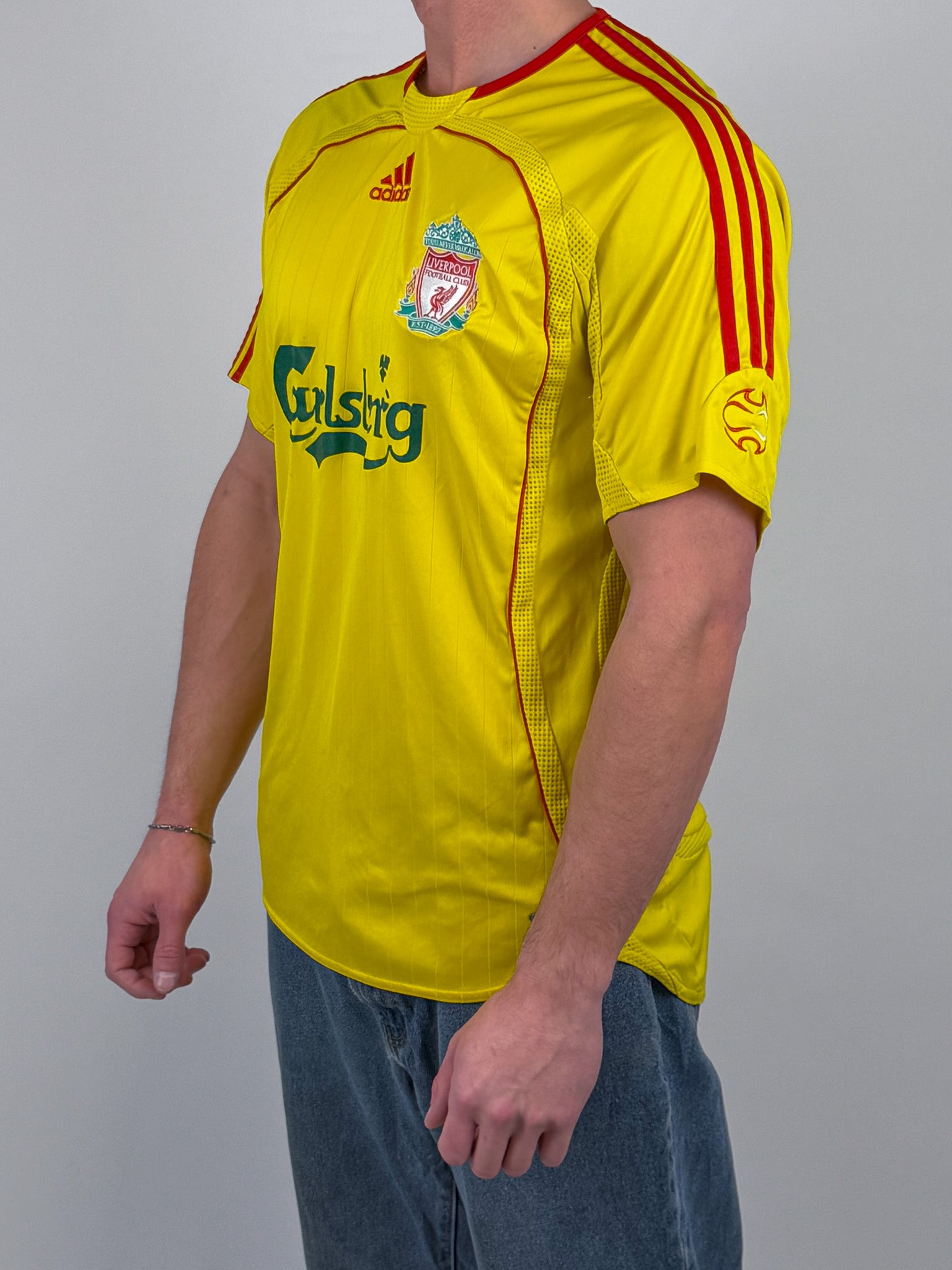 1A-112-CH Yellow Adidas Football Jersey