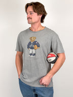 1A-193-CH USA Basketball RL Polo Bear Grey Tee