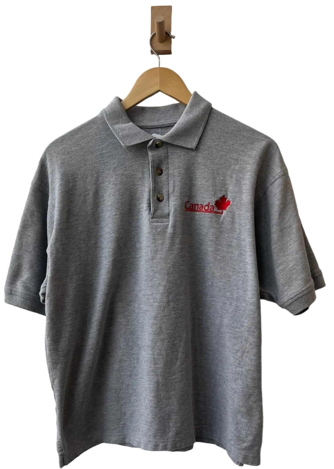 11-183-CH Canada Grey Collard Shirt
