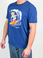 1A-188-CH Blue Surfing RL Polo Bear Tee