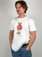 1A-190-CH Vacation Visor RL Polo Bear White Tee