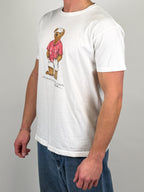 1A-190-CH Vacation Visor RL Polo Bear White Tee