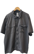 11-762-CH Grey Harley Davidson Shortsleeve Button Up