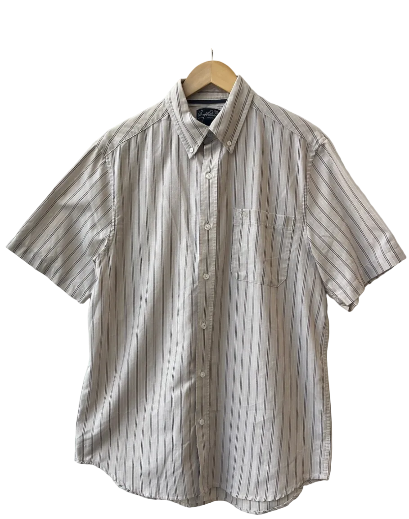 9-44 Striped AP Button Up