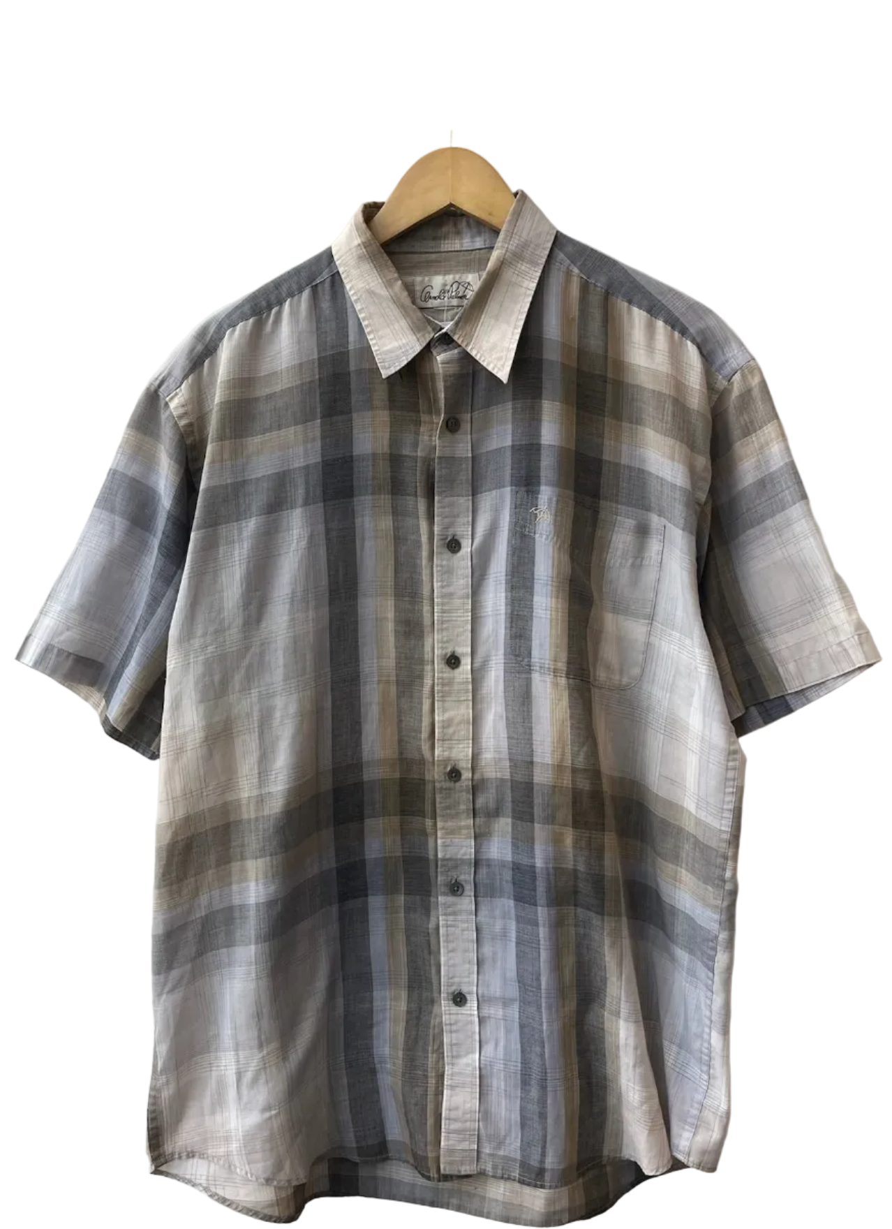 9-45 Checkered AP Button Up