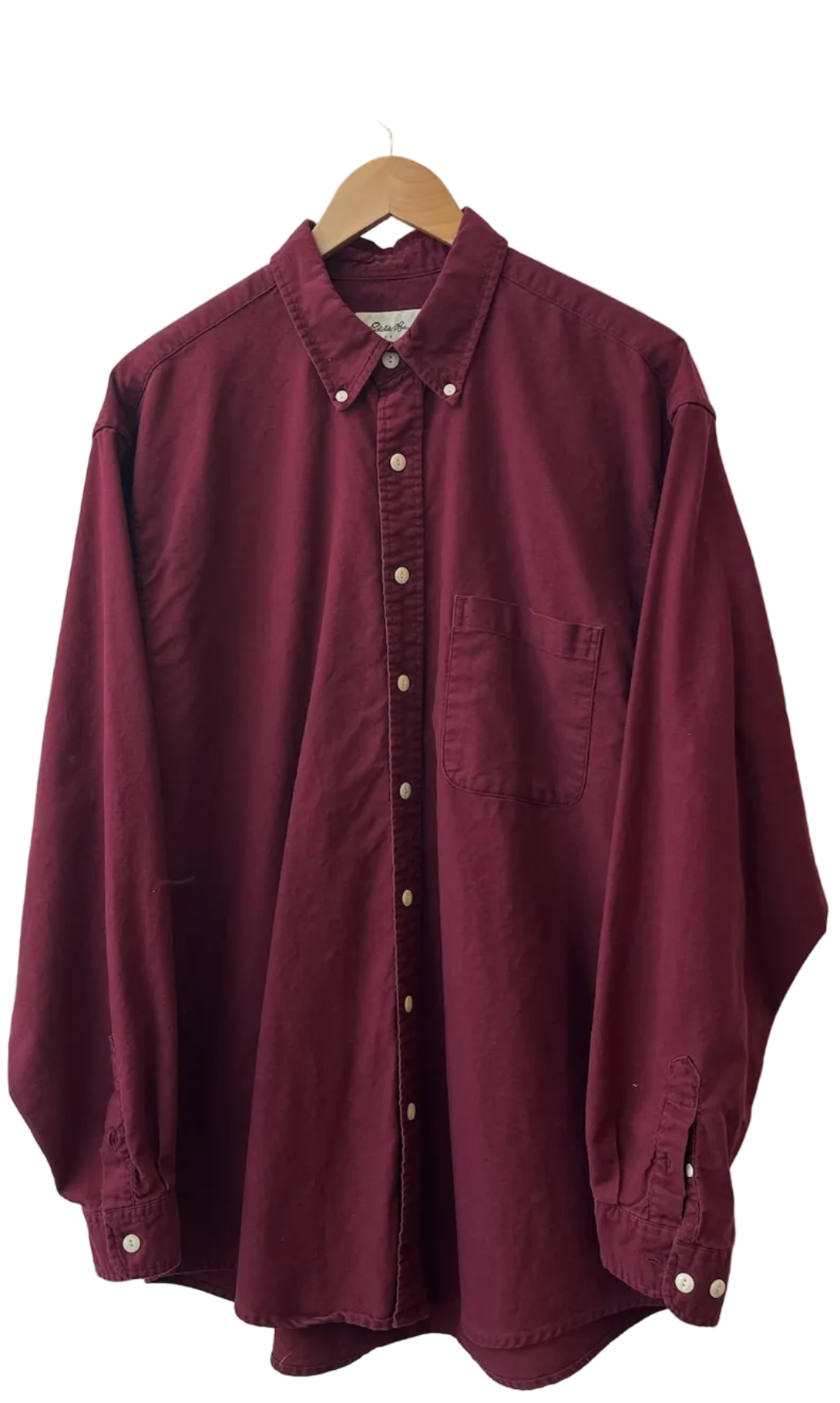 11-150-CH Burgundy Longsleeve Button Up