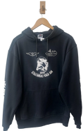 11-37-CH Black and White Graphic Hoodie