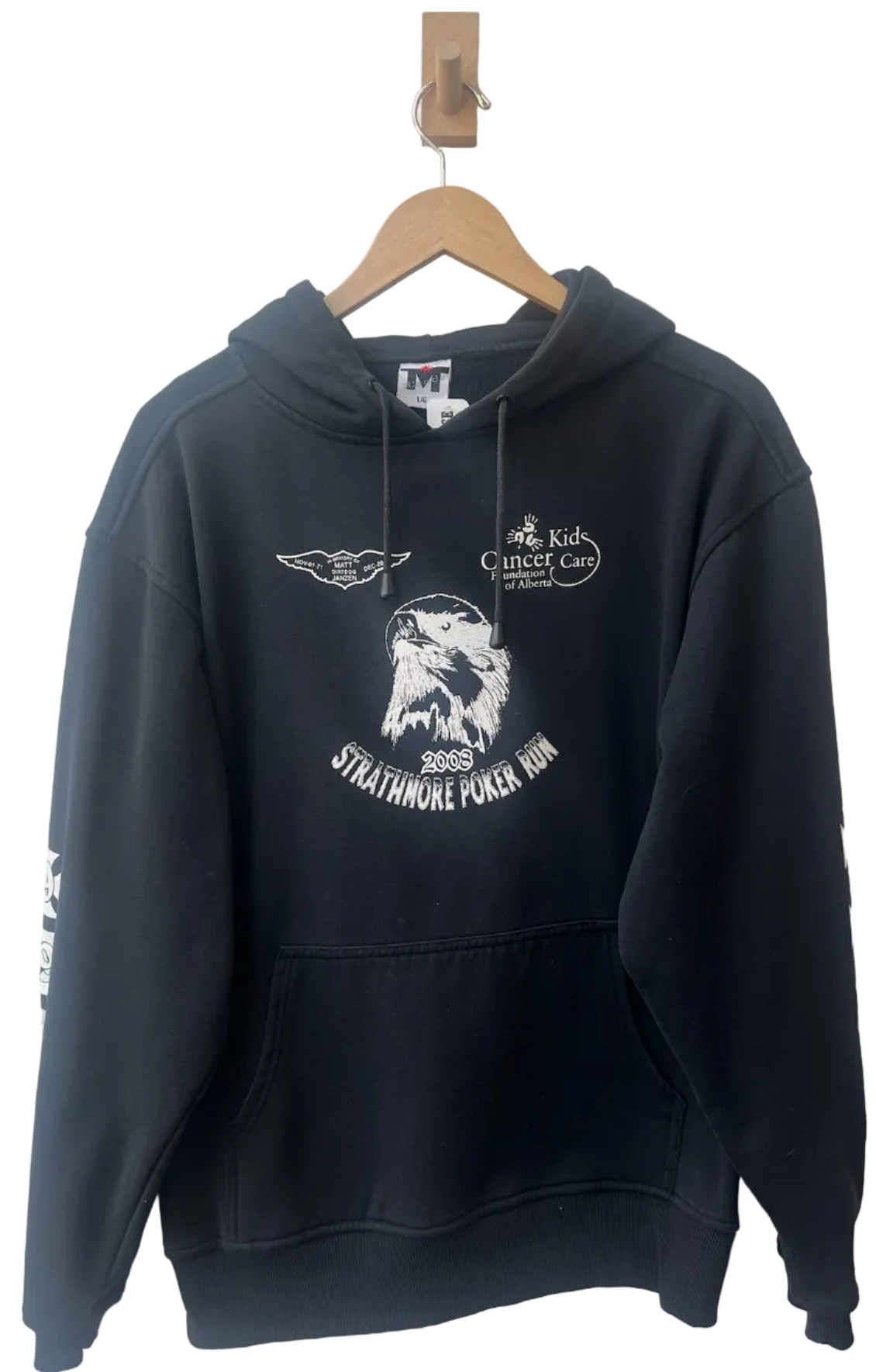 11-37-CH Black and White Graphic Hoodie