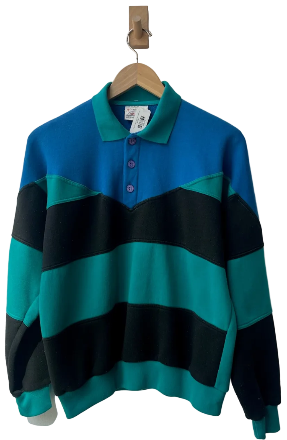 11-56-CH Blue Striped Polo Longsleeve