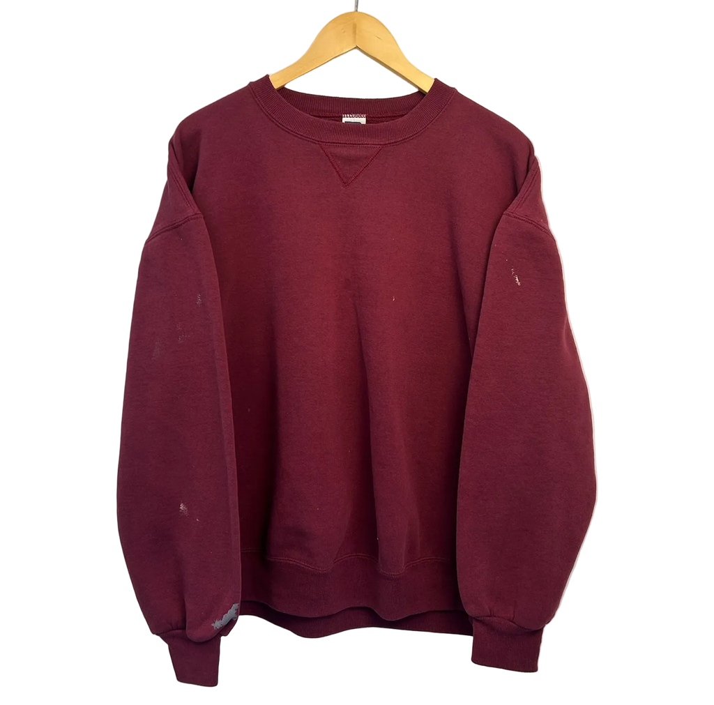 1A-71-CH Maroon Russell Athletic Crewneck