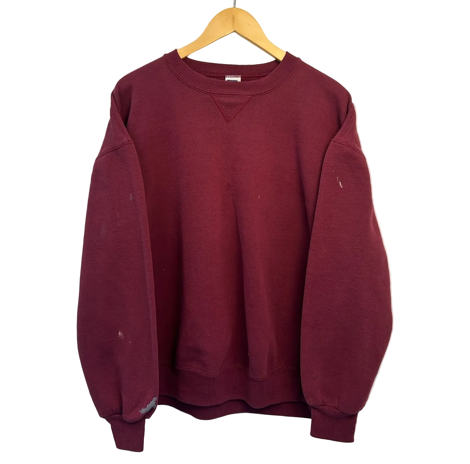 1A-71-CH Maroon Russell Athletic Crewneck