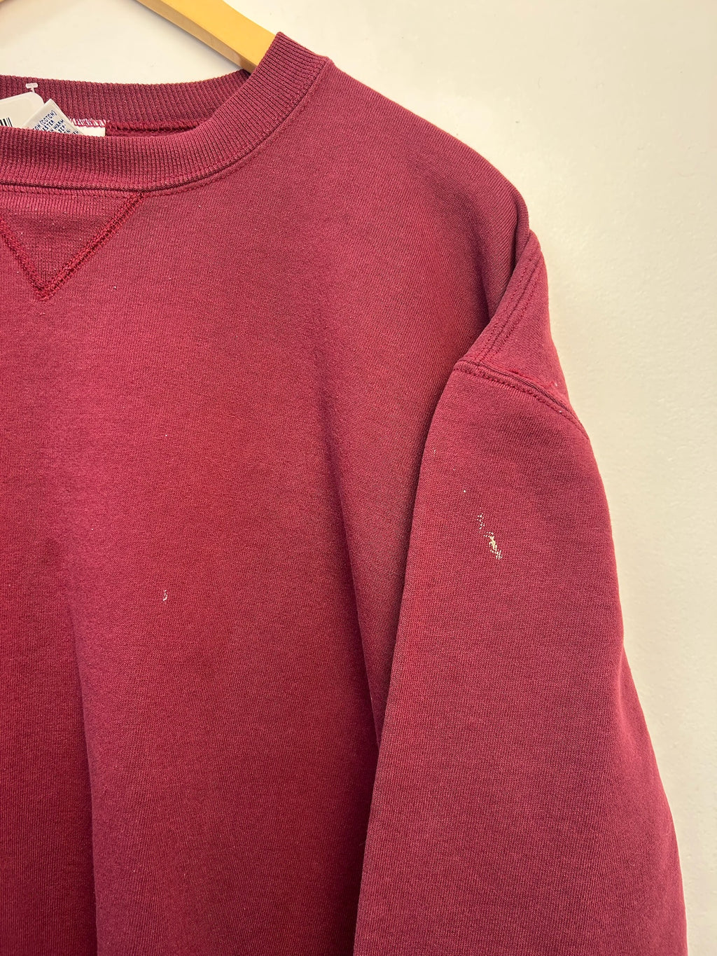 1A-71-CH Maroon Russell Athletic Crewneck