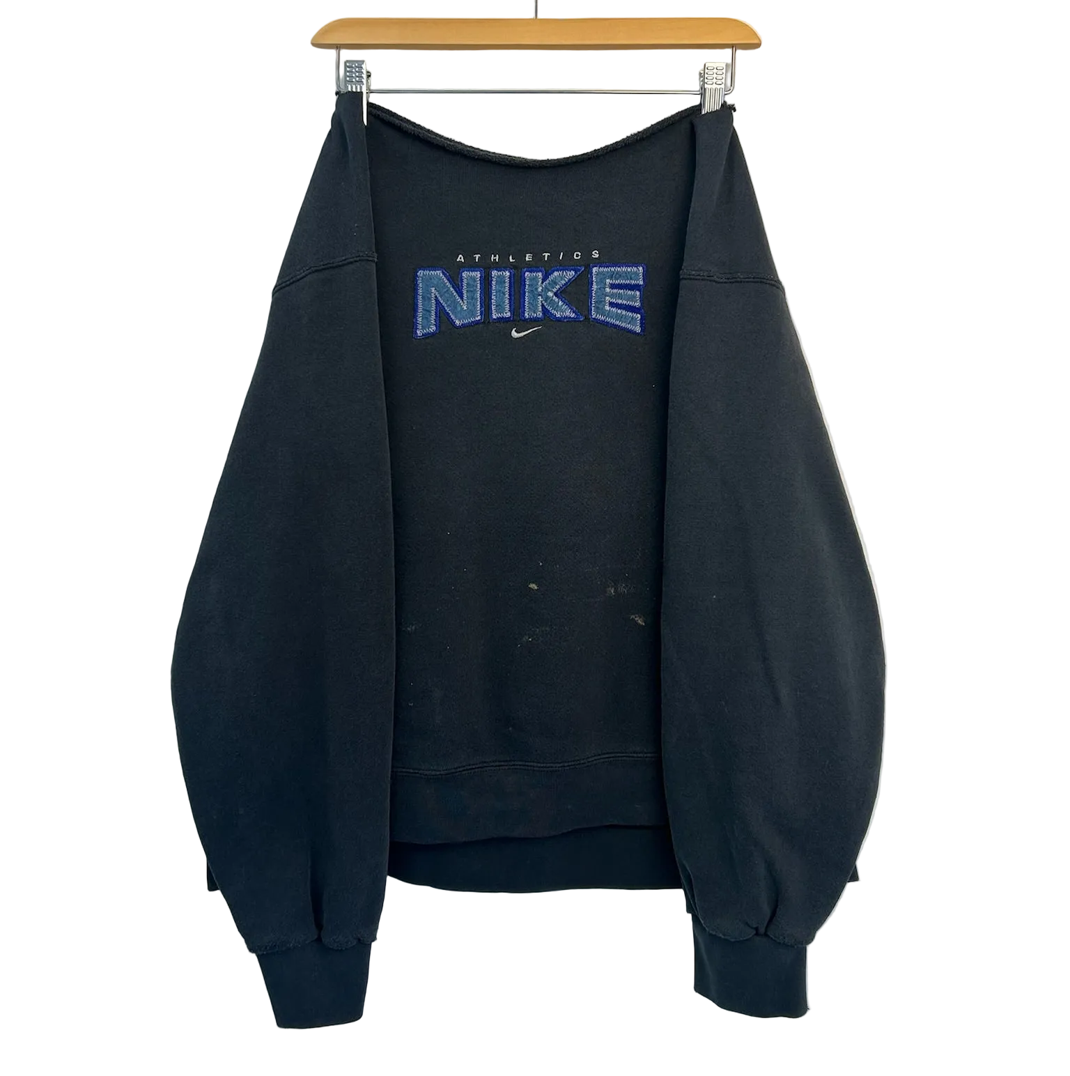 1A-94-CH Washed Black Nike Crewneck