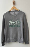 11-808-CH Grey Huskie Athletics Crewneck