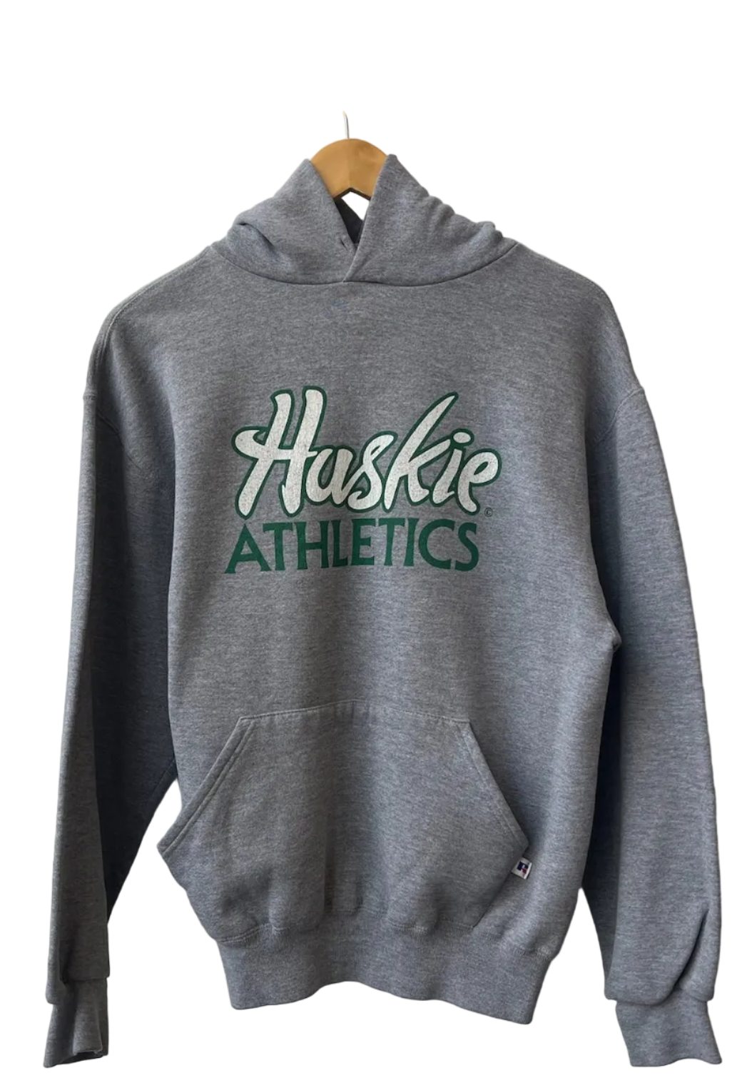11-813-CH Grey Huskie Athletics Hoodie