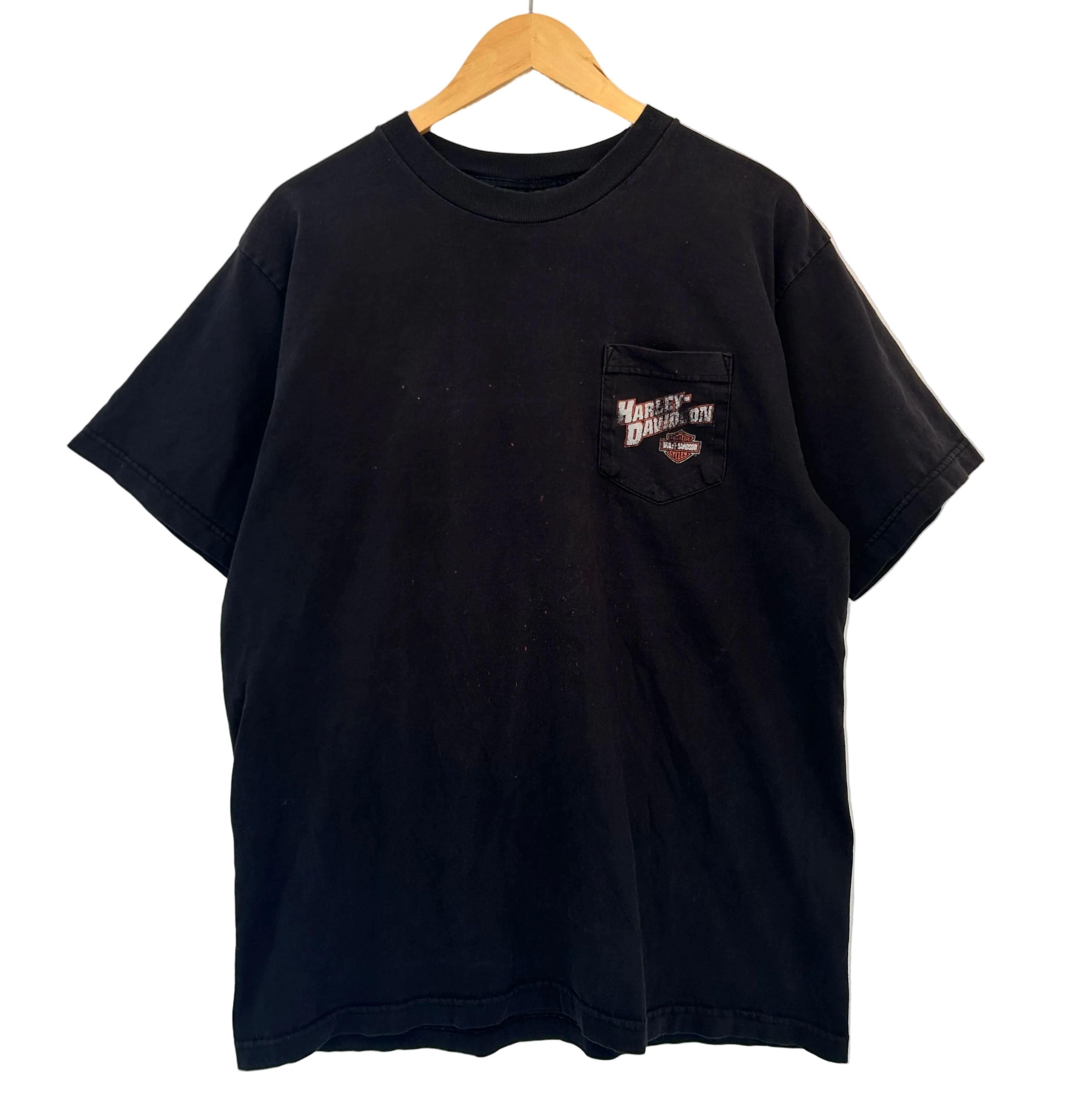 1A-42-CH Black Hamilton Harley Tee