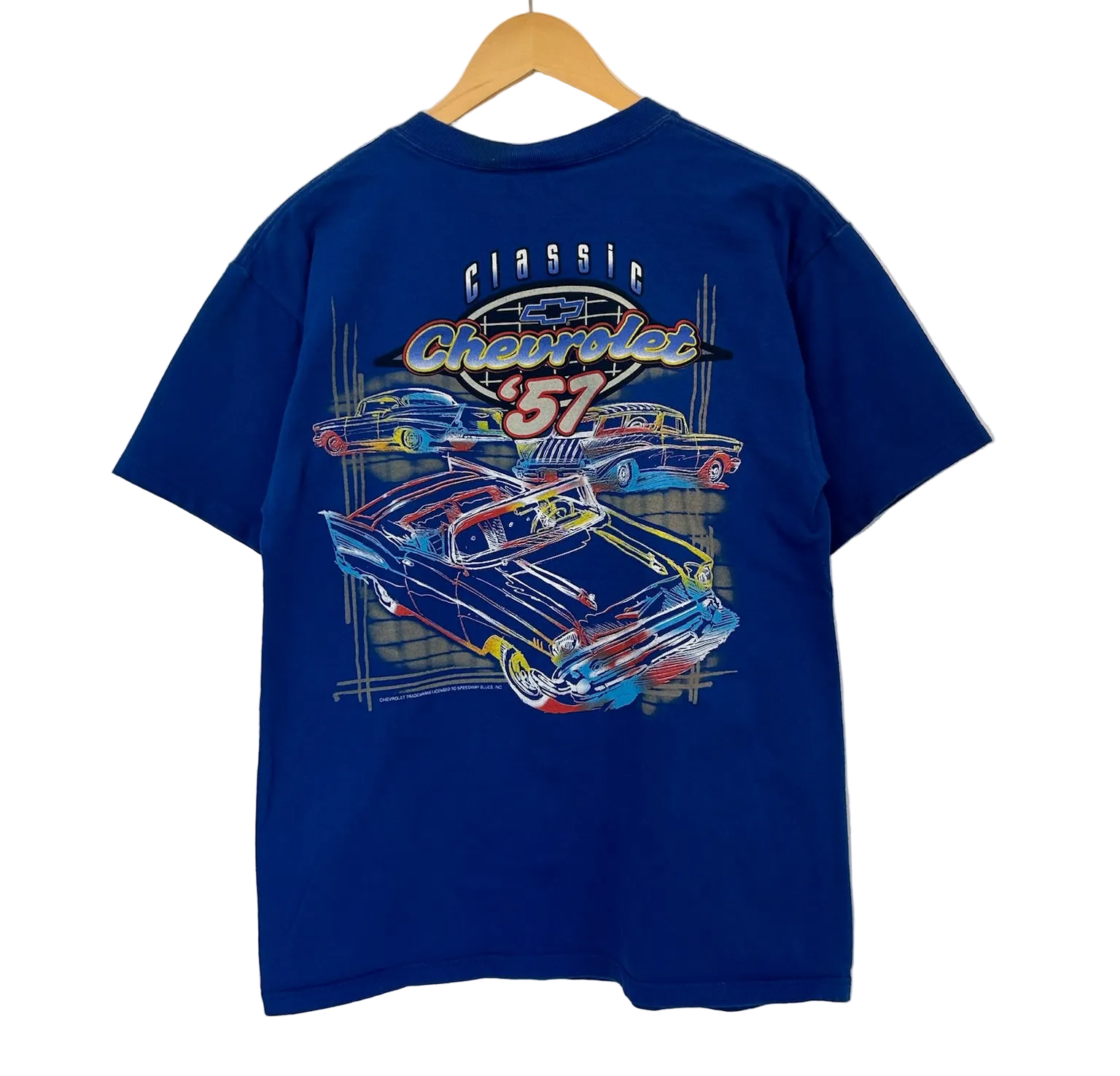 1A-24-CH Blue Chevrolet 57 Tee