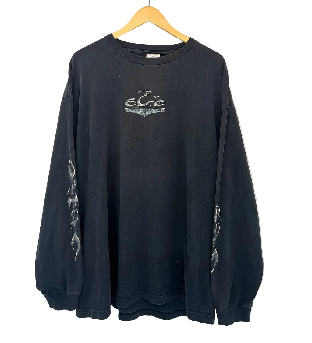 1A-166-CH Black OC Chopper Longsleeve