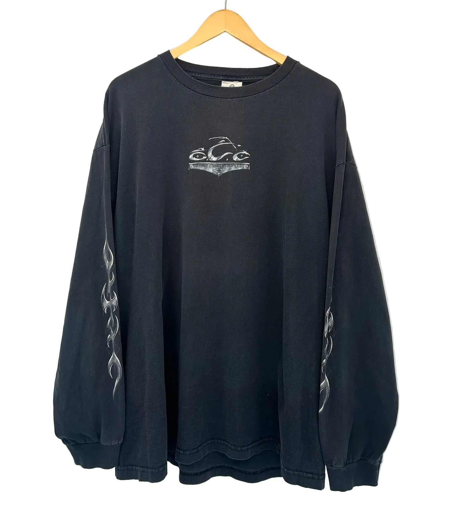 1A-166-CH Black OC Chopper Longsleeve