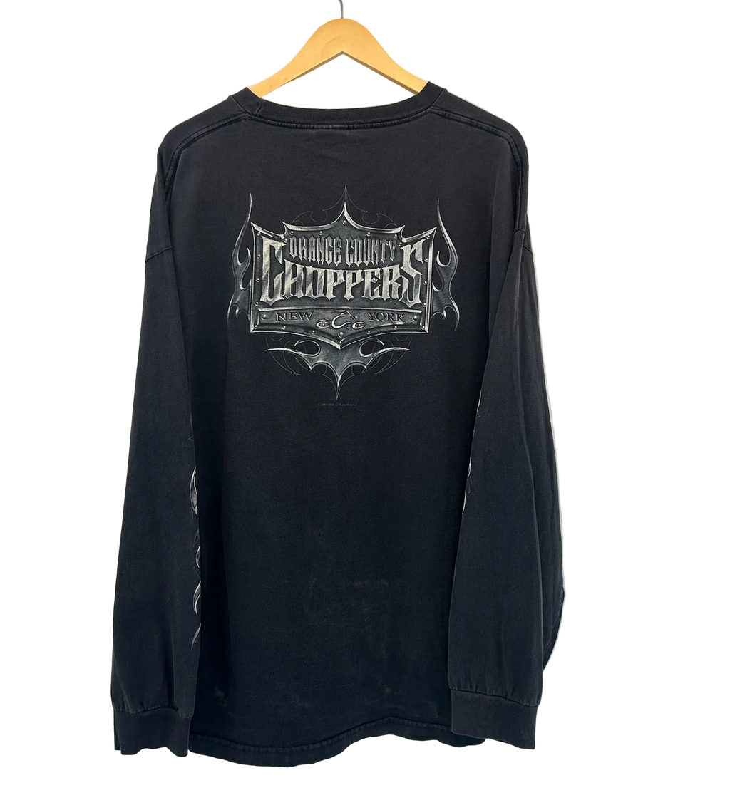 1A-166-CH Black OC Chopper Longsleeve