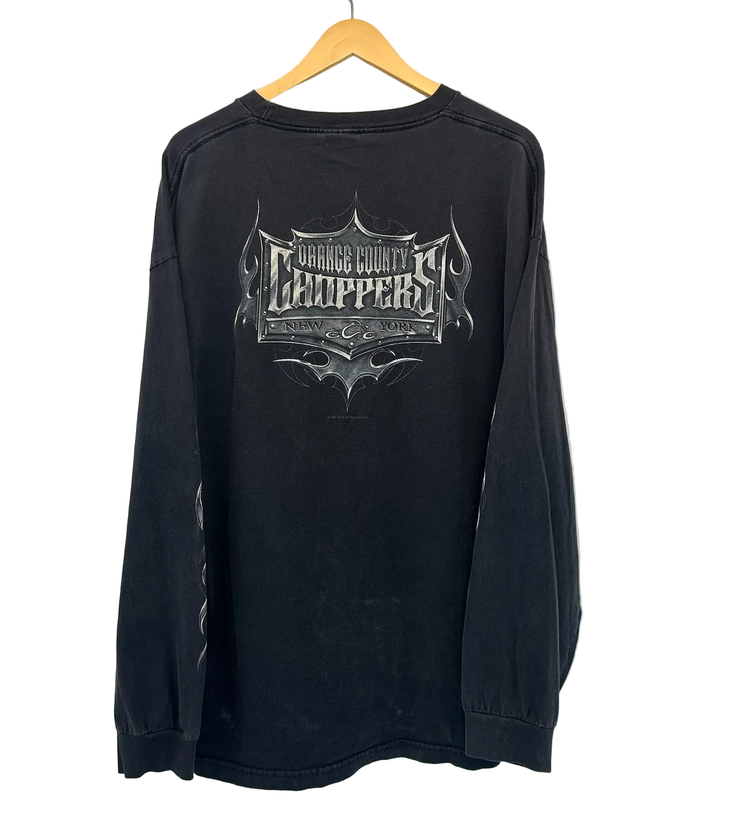 1A-166-CH Black OC Chopper Longsleeve