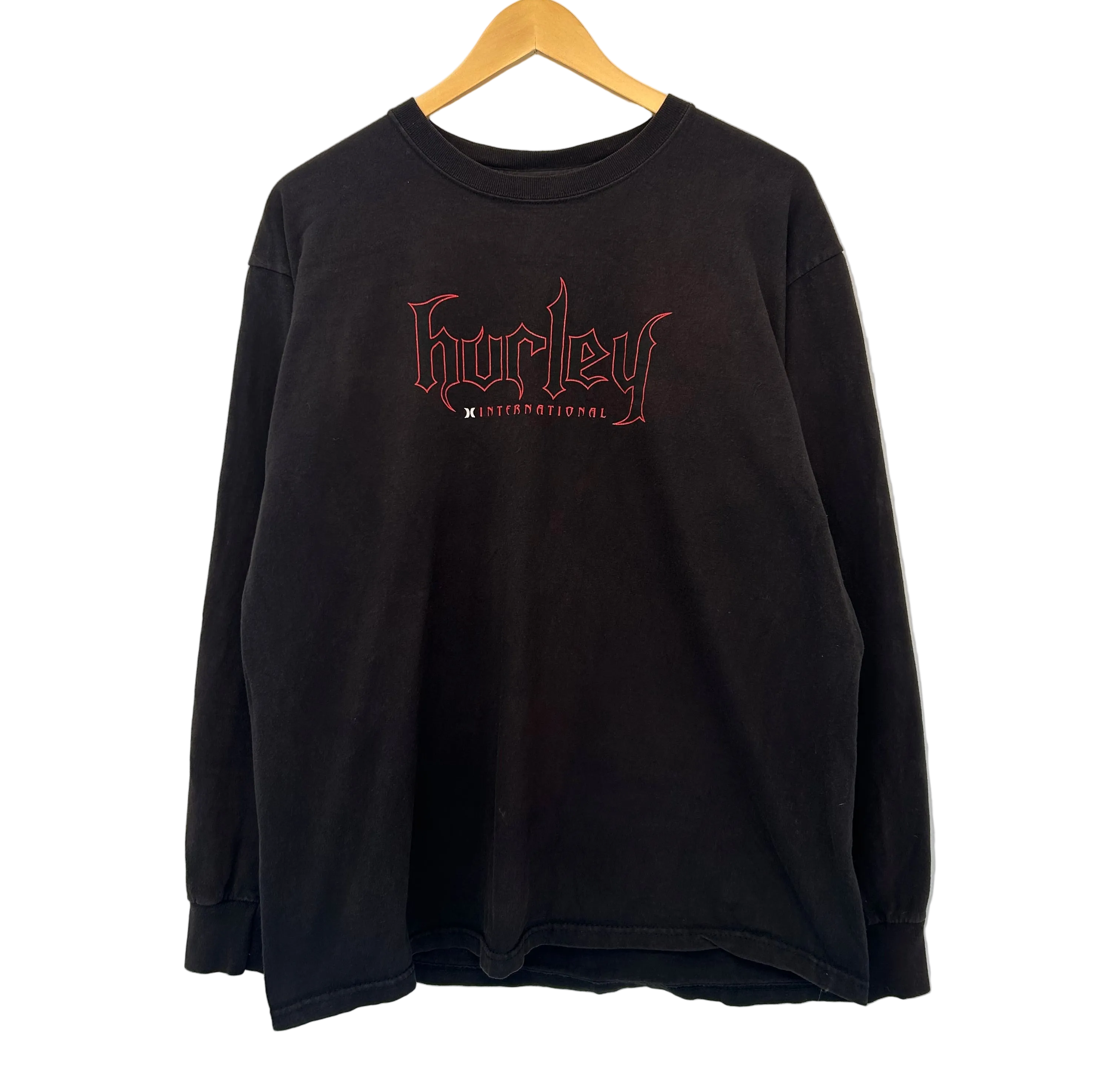 1A-168-CH Black Gothic Hurley Longsleeve
