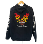 1A-104-CH Black Harley Hooded Jacket