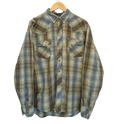 1A-115-CH Green Plaid Button Up