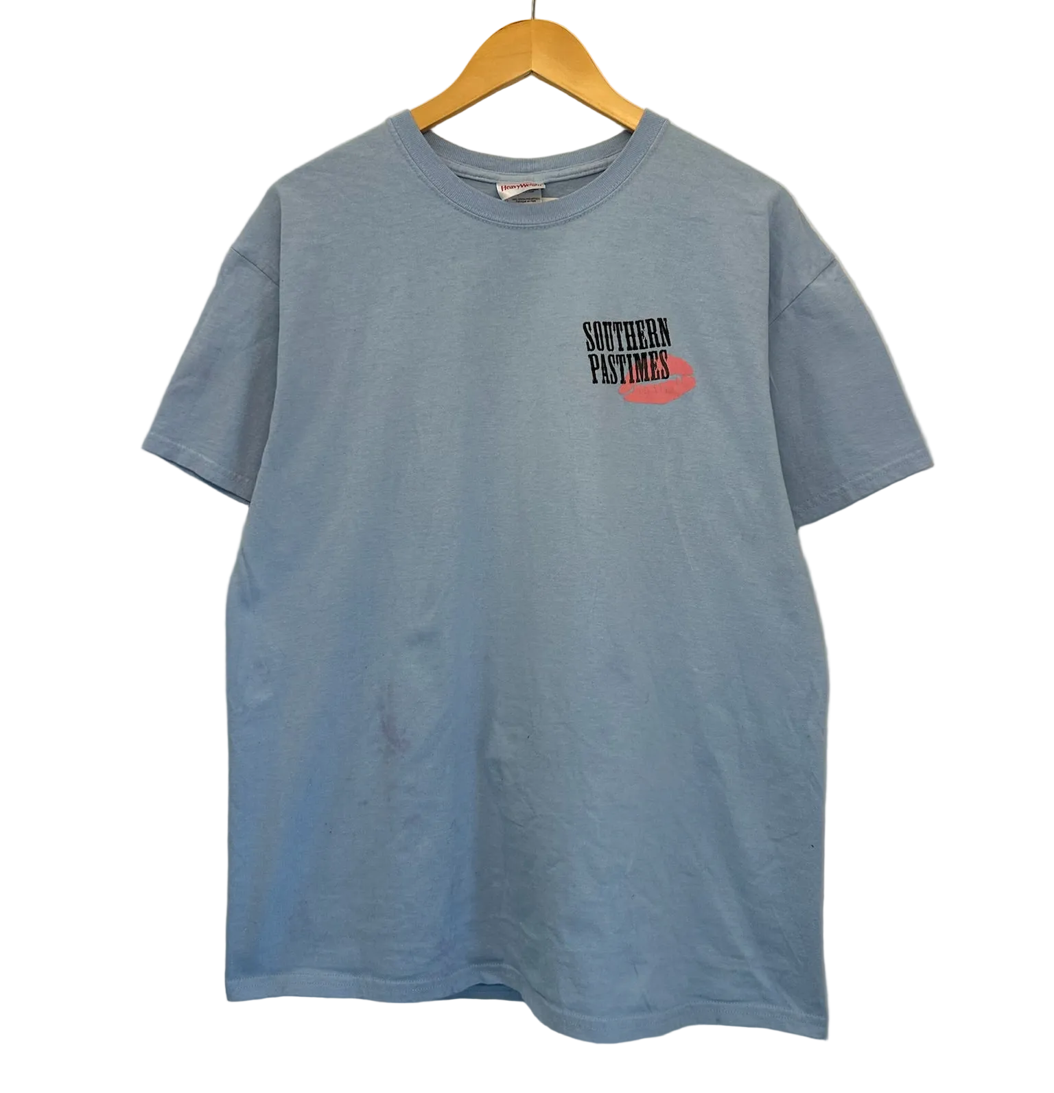 1A-171-CH Light Blue Southern Pastimes Smooch Tee