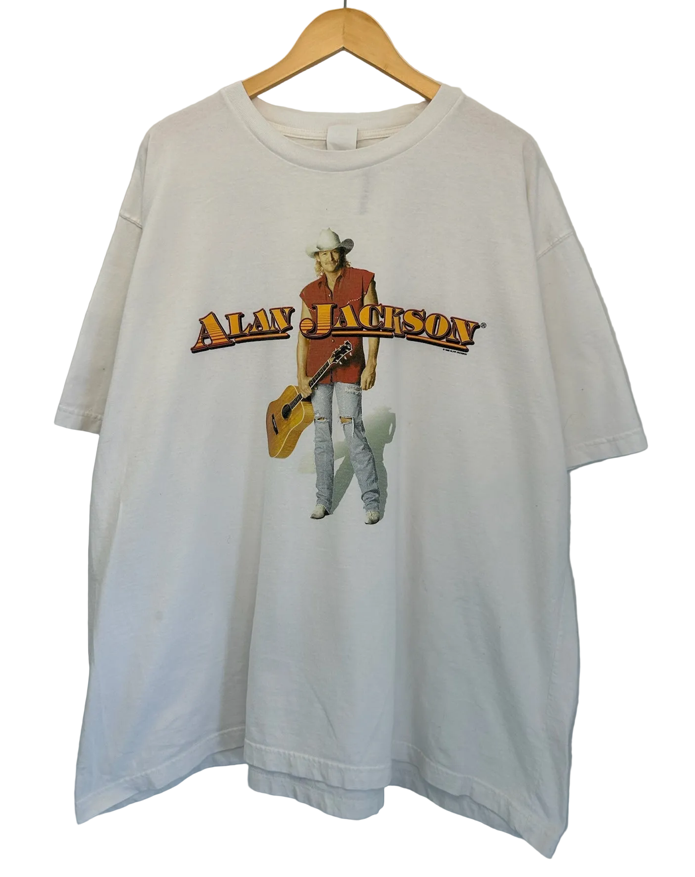1A-14-CH White Alan Jackson Tee